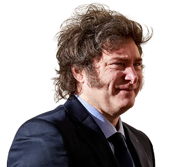 Milei hablando en conferencia